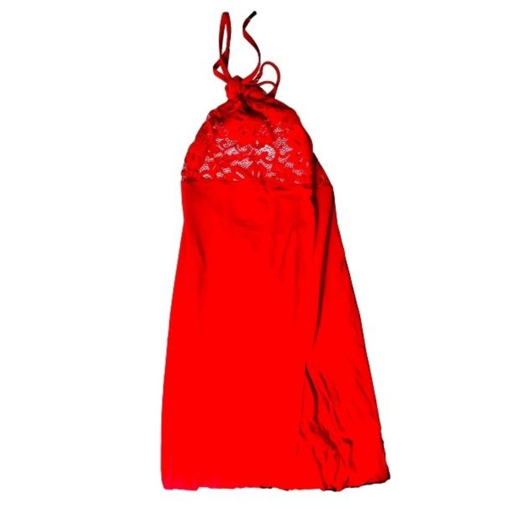 Red Maxi Cocktail Dress